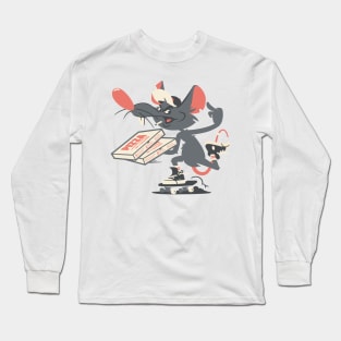 Pizza Rat Long Sleeve T-Shirt